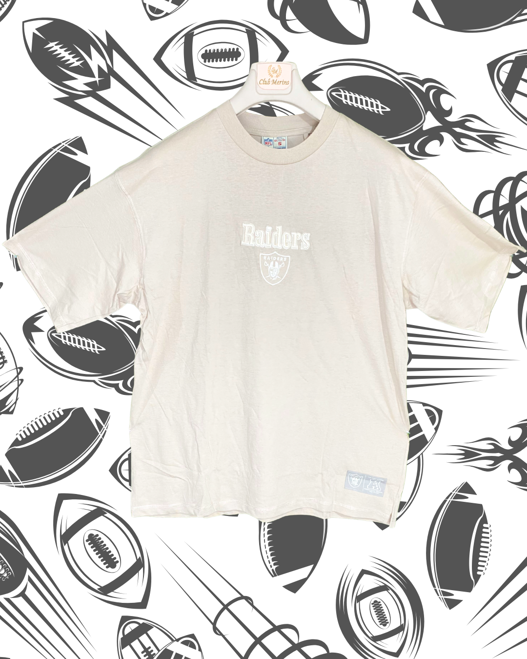 Cream Oversized Reider T-Shirt